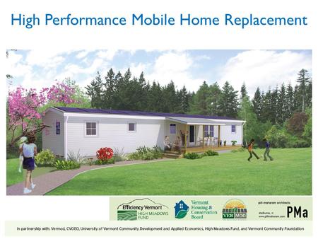 High Performance Mobile Home Replacement. Cost of Homes & Ability to Pay 3 *For homes on purchased land, assumes a 30-year fixed rate mortgage with.