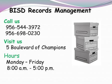 BISD Records Management