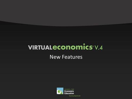 New Features. Virtual Economics Version 4.0 is available as a CD-ROM.