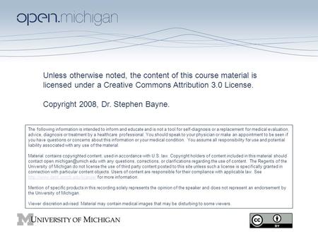 Copyright 2008, Dr. Stephen Bayne.