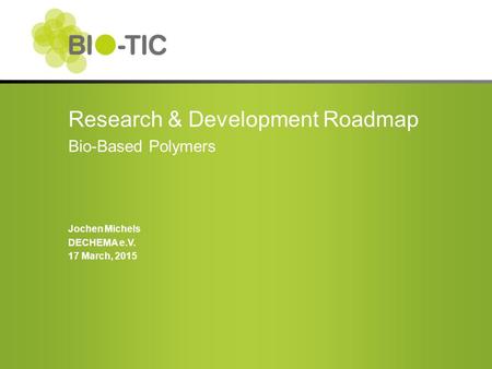 Research & Development Roadmap