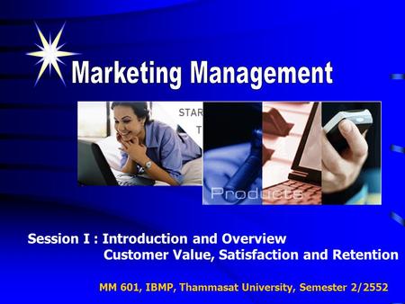 BA 631 Marketing Management