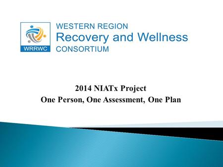 2014 NIATx Project One Person, One Assessment, One Plan.