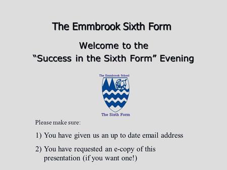 The Emmbrook Sixth Form