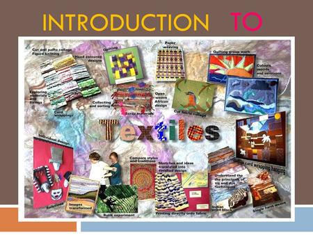 INTRODUCTION TO. 2 Lectures I. Introduction (7) Chap.1, 7,8 A.Textile Materials and Their Performance B.Fiber Classification and Theory C.Fiber Identification.