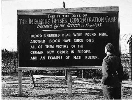 Bergen-Belsen was one of the most notorious concentration camps of the Second World War. It became a camp for those who were too weak or sick to work.