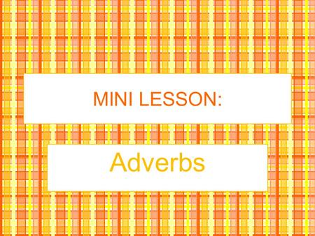 adverb powerpoint presentation download