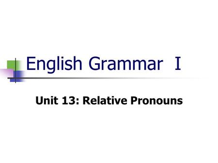 demonstrative pronouns powerpoint presentation