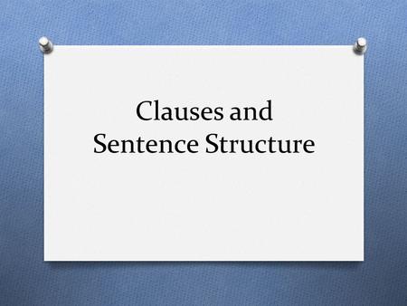 phrases and clauses presentation