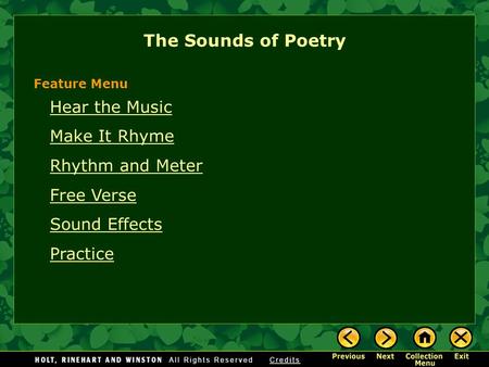 The Sounds of Poetry Hear the Music Make It Rhyme Rhythm and Meter