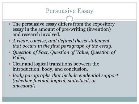 discussion essay ppt