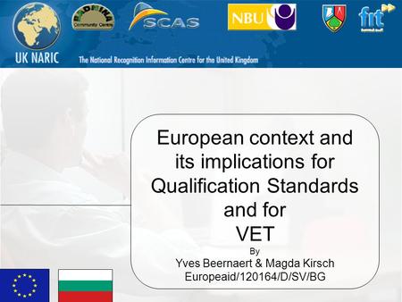 Qualification Standards and for VET