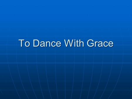 To Dance With Grace. Outreach & Engagement To Drug Users On The Street.