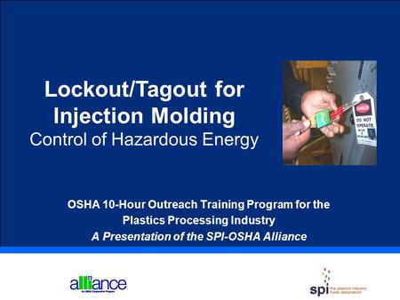 Lockout/Tagout for Injection Molding