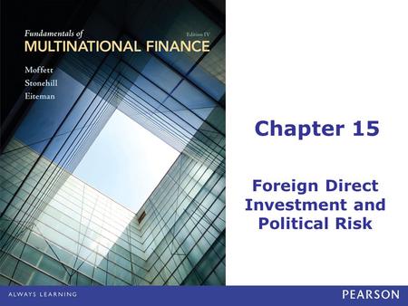 Foreign Direct Investment and Political Risk