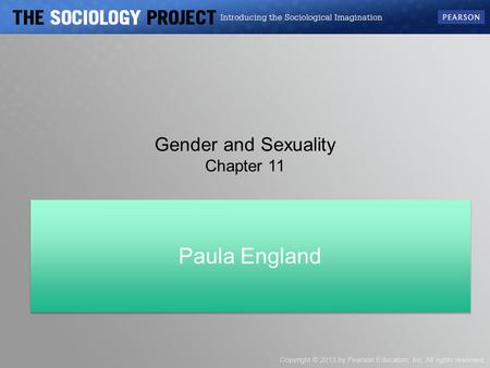 Gender and Sexuality Chapter 11