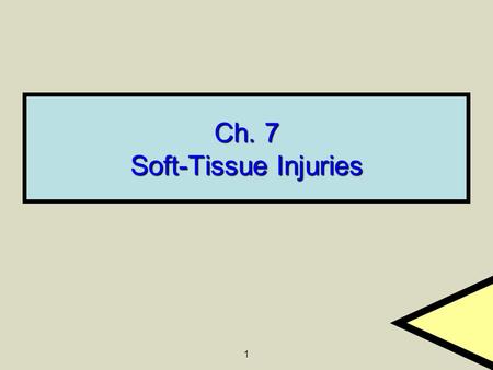 1 Ch. 7 Soft-Tissue Injuries. 2 7.1 Closed Injuries Contusion Contusion Hematoma Hematoma Crush Injuries Crush Injuries.