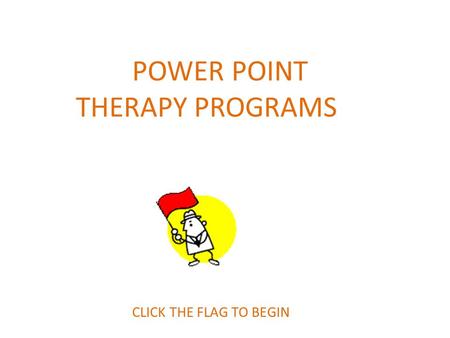 POWER POINT THERAPY PROGRAMS