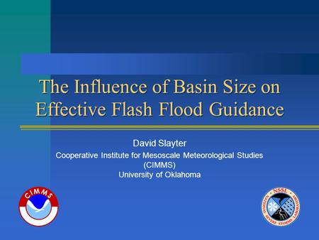 The Influence of Basin Size on Effective Flash Flood Guidance