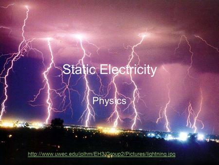 Static Electricity Physics