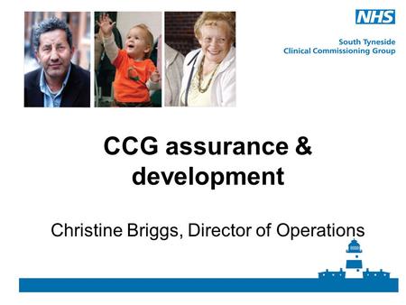 CCG assurance & development