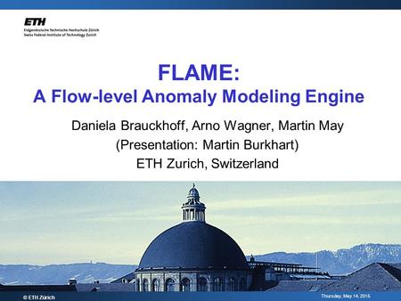 FLAME: A Flow-level Anomaly Modeling Engine