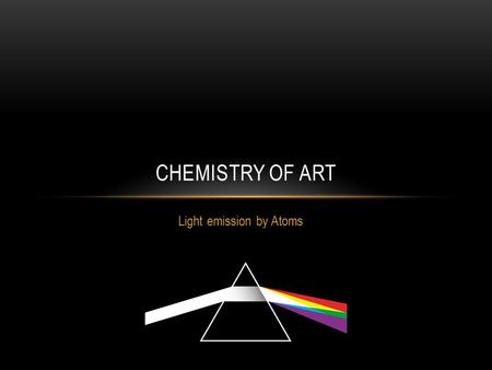 Light emission by Atoms