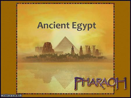 Ancient Egypt. Central Question… politics laws ethics nature Pharaoh afterlife deities art Spirit Ba/ka.