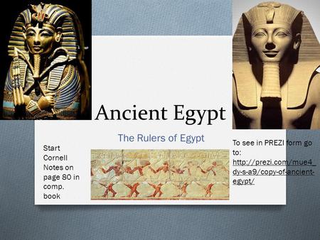 Ancient Egypt The Rulers of Egypt