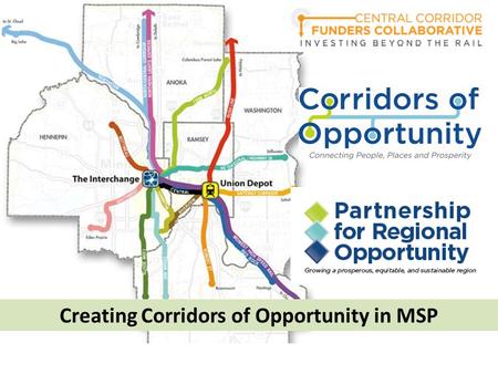 Creating Corridors of Opportunity in MSP. Intro to the MSP experience Setting the Stage for Success: Vision & Tools Game Time: Surviving Construction.