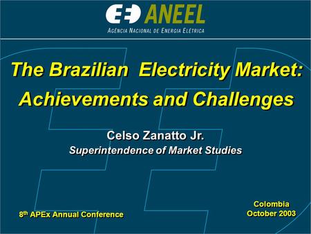 The Brazilian Electricity Market: Achievements and Challenges