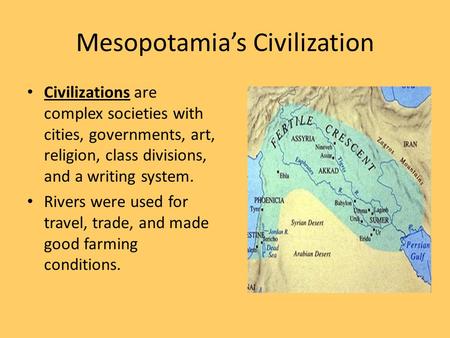 Mesopotamia’s Civilization