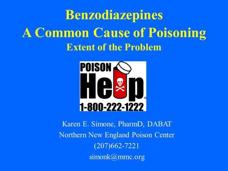 A Common Cause of Poisoning