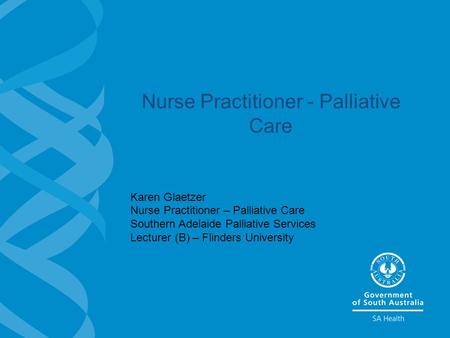 Nurse Practitioner - Palliative Care