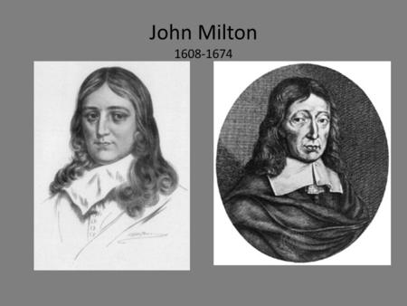 John Milton 1608-1674. Paradise Lost First ten-book edition.