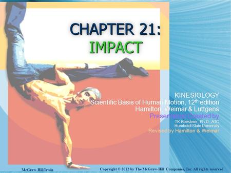 CHAPTER 21: IMPACT KINESIOLOGY