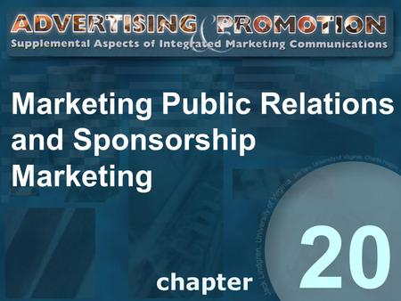 Marketing Public Relations and Sponsorship Marketing