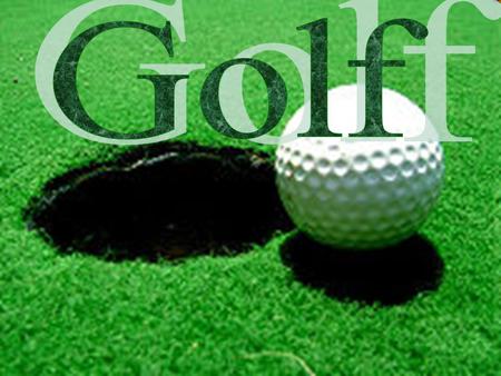 Golf is a precision club-and-ball sport, in which competing players (or golfers), using many types of clubs, attempt to hit balls into each hole on a.
