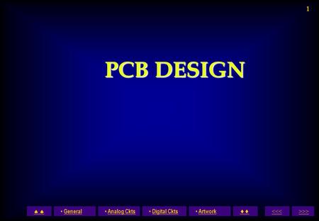 pcb design presentation ppt