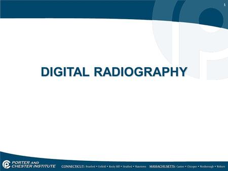 1 DIGITAL RADIOGRAPHY. 2 Digital Radiography A “filmless” imaging system introduced in 1987 Digital radiography uses an electronic sensor, instead of.