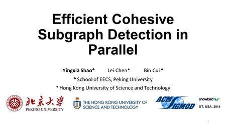 Efficient Cohesive Subgraph Detection in Parallel