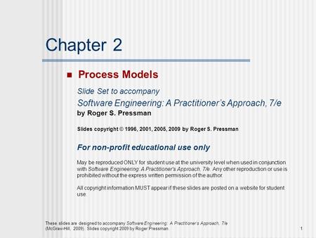Chapter 2 Process Models