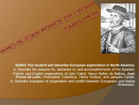 Who is Juan Ponce de Leon?