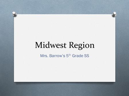 Mrs. Barrow’s 5th Grade SS