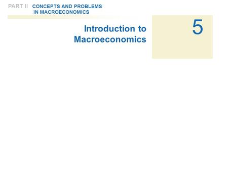 Introduction to Macroeconomics