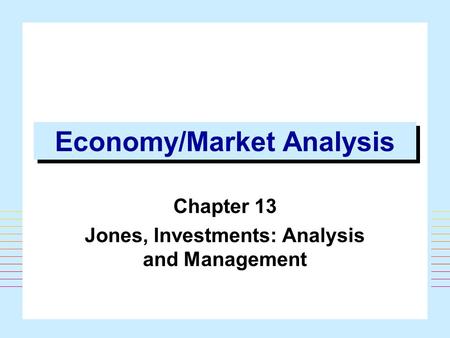 Economy/Market Analysis
