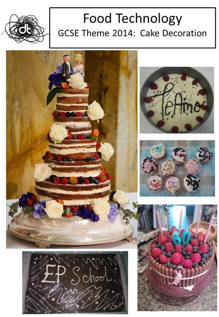 Food Technology GCSE Theme 2014: Cake Decoration.