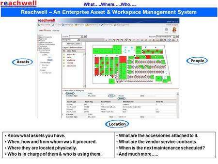 Reachwell – An Enterprise Asset & Workspace Management System