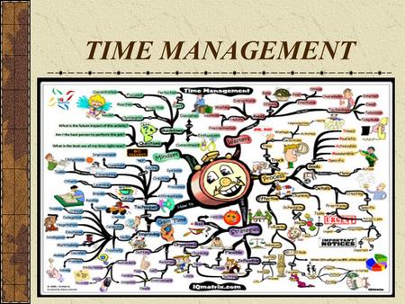TIME MANAGEMENT. Time : its attributes Time is neutral Time cannot be saved for future use Each activity requires a minimum quantum of time Time has a.