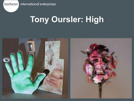 Tony Oursler: High. Tony Oursler: High is an exciting new exhibition that features the best of Tony Oursler’s earlier iconic pieces alongside his newest.